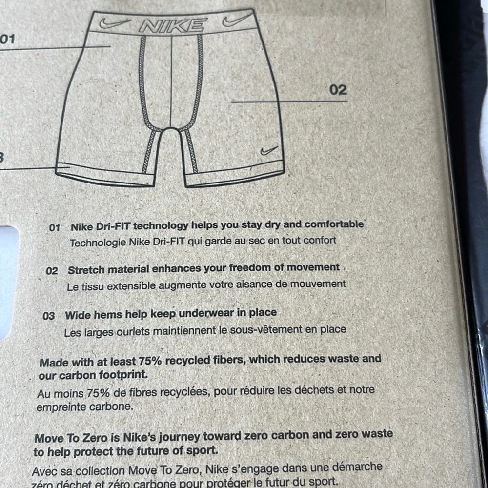 Nike Dri-Fit Ultra Stretch Micro Boxer Brief - 1 Pair XL